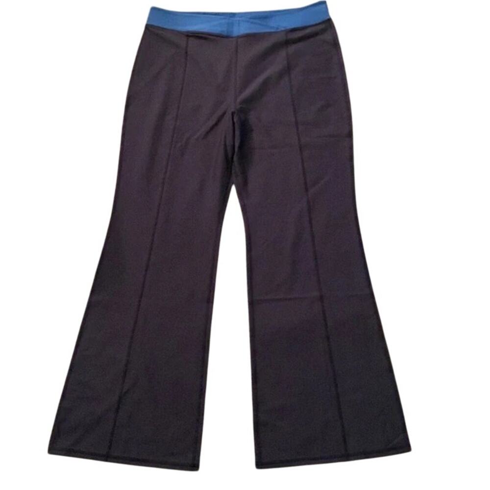 Summersalt NEW Two-Tone Blue Flare Leg Yoga Pants Womens 20 Plus Sz ECO-FRIENDLY